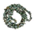 Natural African Turquoise Irregular Pebble Nugget Chips Beads Size 7-8mm 32"Strd