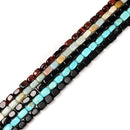 Natural Multi-color Amazonite Irregular Rectangle Cube Beads 6x9mm 15.5'' Strand