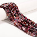 Natural Multi-color Spinel Faceted Round Beads Size 5mm 15.5'' Strand