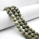 Rainforest Jasper Rhyolite Matte Round Beads Size 4mm 6mm 8mm 10mm 12mm 15.5”Std