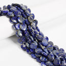 Natural Lapis Faceted Heart Shape Beads Size 12mm 15.5'' Strand