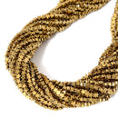 Gold Silver Rainbow Plated Hematite Five-pointed Star Beads Size 4mm 15.5'' Strd