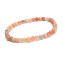Natural Arusha Smooth Round Beaded Bracelet Size 5mm7.5'' Length 3 PCS Per Set