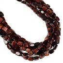 Red Tiger Eye Irregular Rectangle Cube Beads Size 6x9mm 15.5'' Strand
