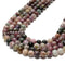 Multi-Color Watermelon Tourmaline Smooth Round Beads Size 7mm 9mm 12mm 15.5'' Std