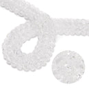 Clear Crackled Quartz Smooth Round Beads 6mm 8mm 10mm 15.5" Strand