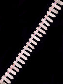 Rose Quartz Top Drilled Faceted Point Size 8x32mm 15.5" Strand