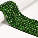 Grade AAA High Quality Natural Diopside Smooth Round Beads 7mm 8mm 15.5'' Strand