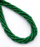 Dyed Howlite Turquoise Rondelle Shape Beads Size 2.5x5mm 15.5" Strand