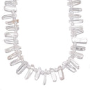 Clear Quartz Rough Points Beads Size 12-25mm 15.5'' Strand