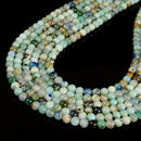 Natural Chrysocolla Smooth Round Beads Size 4mm 5mm 6mm 15.5'' Strand