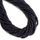 Blue Sand Goldstone Smooth Rondelle Beads Size 2x4mm 15'' Strand