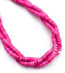 Dyed Howlite Turquoise Heishi Disc Shape Beads Size 3x6mm 15.5" Strand