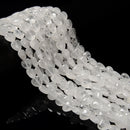 Natural Clear Quartz Heart Shape Beads Size 12mm 15.5'' Strand