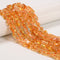 Natural Citrine Side Drill Nugget Chunks Beads Size 6-8mm x 10-15mm 15.5''Strand