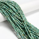 Natural Genuine Green Turquoise Nugget Potato Shape Beads 4-5mm 15.5'' Strand