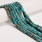 02-Natural Blue Turquoise Smooth Rondelle Beads Size 4x6mm 15.5'' Strand