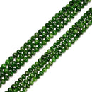 Grade AAA High Quality Natural Diopside Smooth Round Beads 7mm 8mm 15.5'' Strand