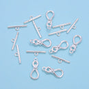 925 Sterling Silver OT Clasp Size 7x15mm 2 Sets Per Bag