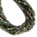 Natural Indian Agate Heishi Disc Beads Size 2x4mm 15'' Strand