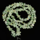 Natural Prehnite Irregular Pebble Nugget Chips Beads Size 7-8mm 32" Strand