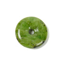 Natural Chrysoprase Donut Circle Pendant Size 30mm Sold per Piece