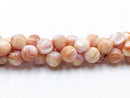 Natural Sea Shell Off Round Beads Size 16mm 15.5" Strand