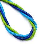 Dyed Howlite Turquoise Heishi Disc Shape Beads Size 3x6mm 15.5" Strand