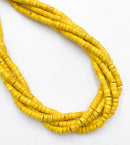 Dyed Howlite Turquoise Heishi Disc Shape Beads Size 3x5mm 15.5" Strand