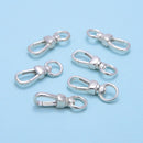 925 Sterling Silver Swivel Lobster Clasp Size 7x19mm 2 Pcs Per Bag