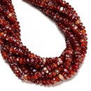 Red Dream Fire Agate Smooth Rondelle Beads Size 5x8mm 15.5'' Strand