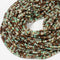 Brown Green Chrysoprase Faceted Rondelle Beads Size 2.5x3mm 3x4mm 15.5'' Strand