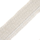 Natural Clear Quartz Smooth Cube Beads Size 4mm 15.5'' Strand
