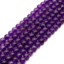 Natural Light Amethyst Smooth Round Beads Size 10mm 12mm 15.5" Strand