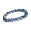 High Quality Kyanite Smooth Round Beaded Bracelet 8mm 7.5'' Length Sold by Piece