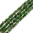 Natural Canadian Jade Irregular Pebble Nugget Chips Beads 7-8mm 32" Strand