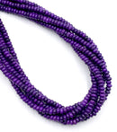 Dyed Howlite Turquoise Rondelle Shape Beads Size 2.5x5mm 15.5" Strand