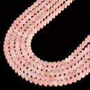 Natural Chinese Pink Opal Heart Shape Beads Size 6mm 15.5'' Strand