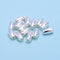 925 Sterling Silver Rice Shape Beads Size 3x6mm 20 Pieces Per Bag