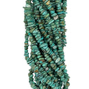 Natural Blue Green Turquoise Nugget Chips Beads Size 5-6mm 15.5'' Strand