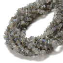 Natural Labradorite Irregular Pebble Nugget Chips Beads Size 7-8mm 32'' Strand