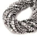 Gold Silver Rainbow Plated Hematite Five-pointed Star Beads Size 8mm 15.5'' Strd