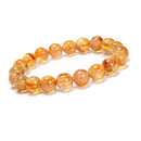 Natural Citrine Smooth Round Beaded Bracelet Size 10mm 7.5'' Length 3 PCS/Set