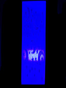 Selenite Cuboid Lamp With Night Sky Pattern Size 3"x3"x10" (Light Not Included)