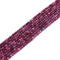 Natural Red Tourmaline Faceted Rondelle Beads Size 3x4mm 15.5'' Strand