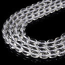 Grade A Natural Clear Quartz Rice Shape Beads Size 7x10mm 15.5'' Strand