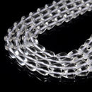 Grade A Natural Clear Quartz Full Teardrop Shape Beads Size 8x12mm 15.5'' Strand