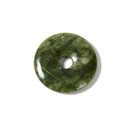 Natural Chinese Green Jade Donut Circle Pendant Size 40mm 50mm Sold by Piece