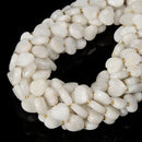 Natural White Moonstone Faceted Heart Shape Beads Size 12mm 15.5'' Strand