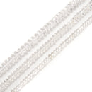 Natural Clear Quartz Smooth Rondelle Beads Size 3x4mm 4x6mm 4x7mm 5x10mm 15.5'' Strand